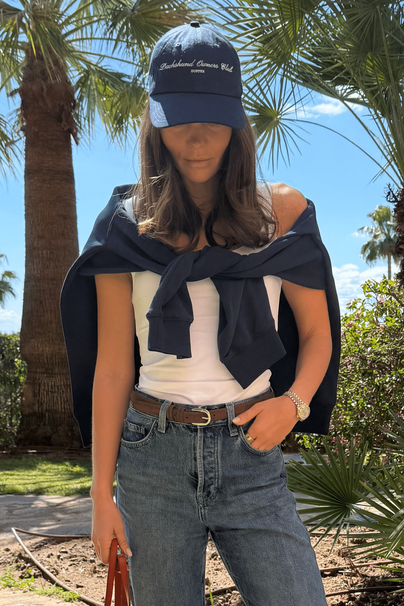 Dachshund Owners Club Hat - White/Navy - Dupper