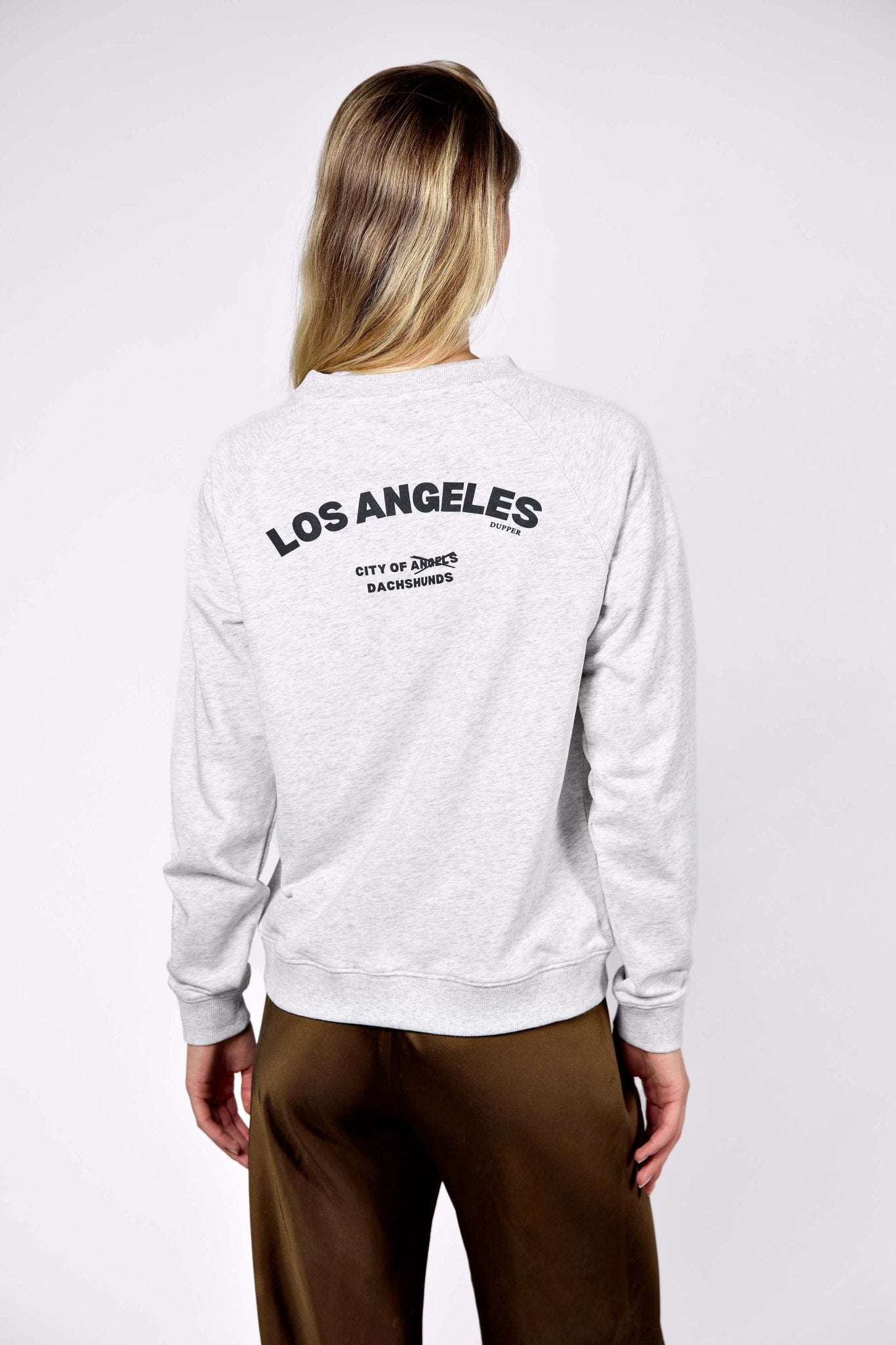 LA city of dachshunds sweatshirt – Grey - Dupper