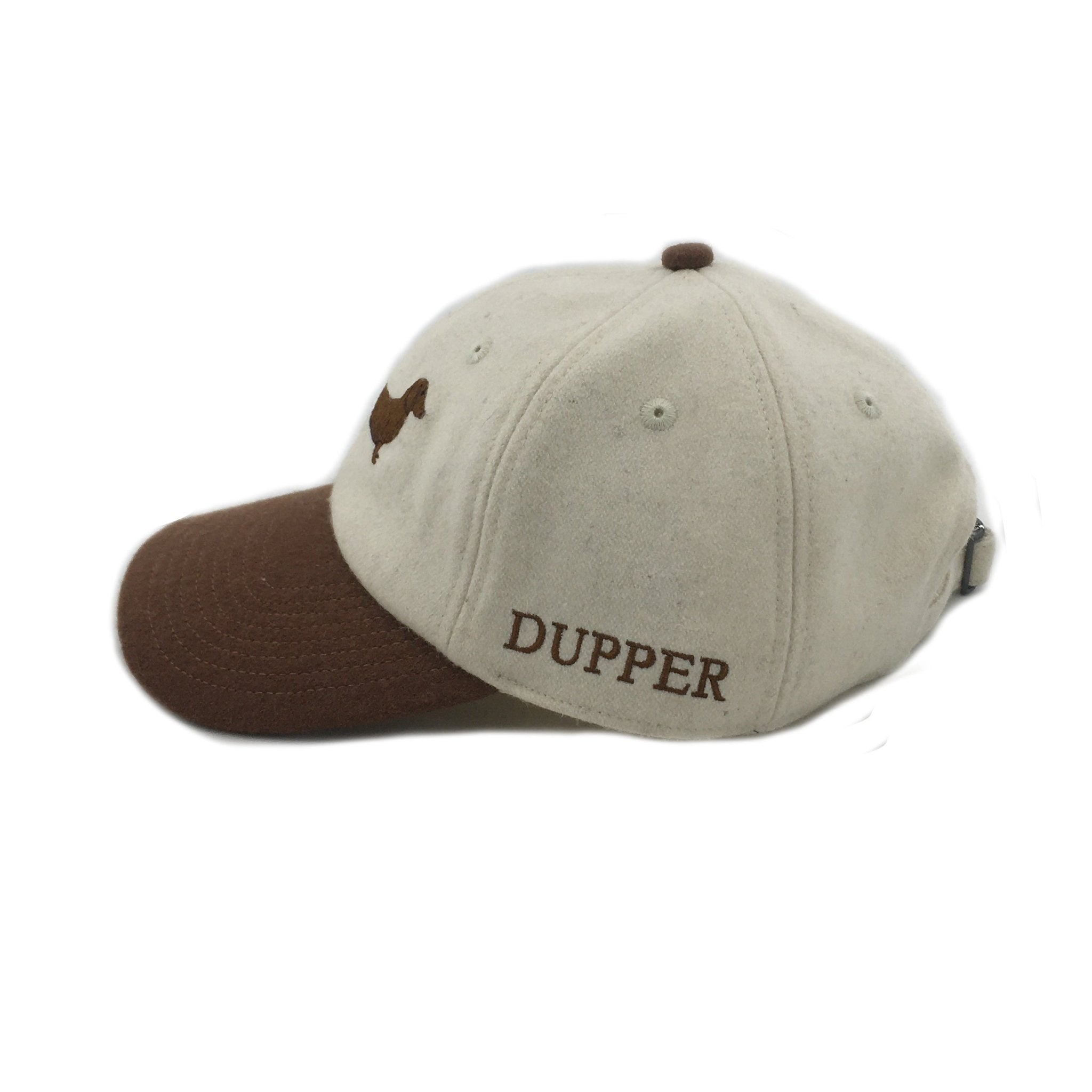Lotta Wool Hat - Brown/Cream - Dupper