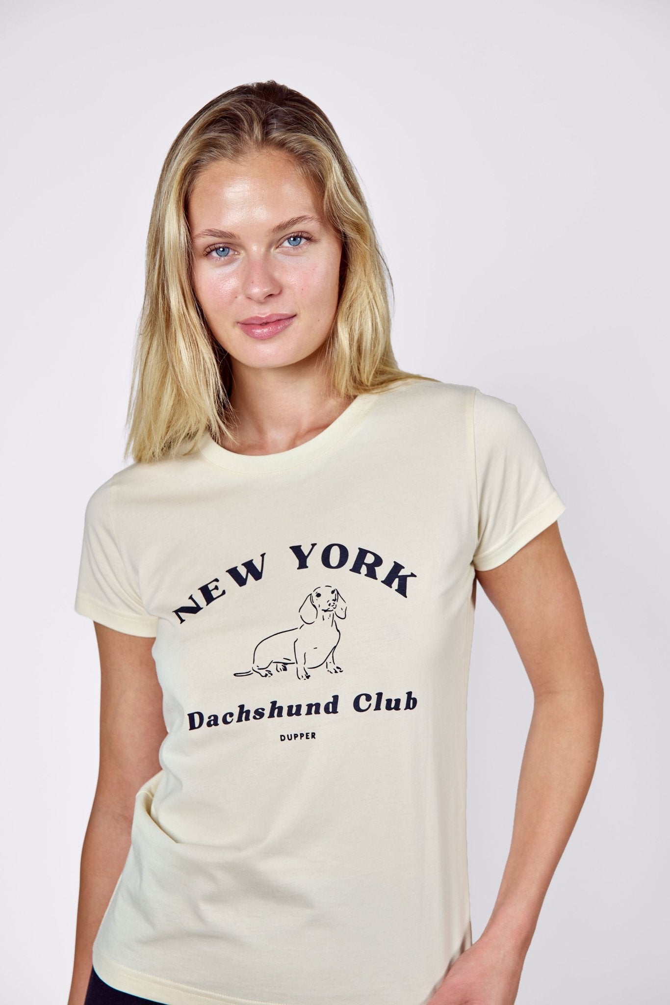 New York dachshund club T-shirt – Beige - Dupper