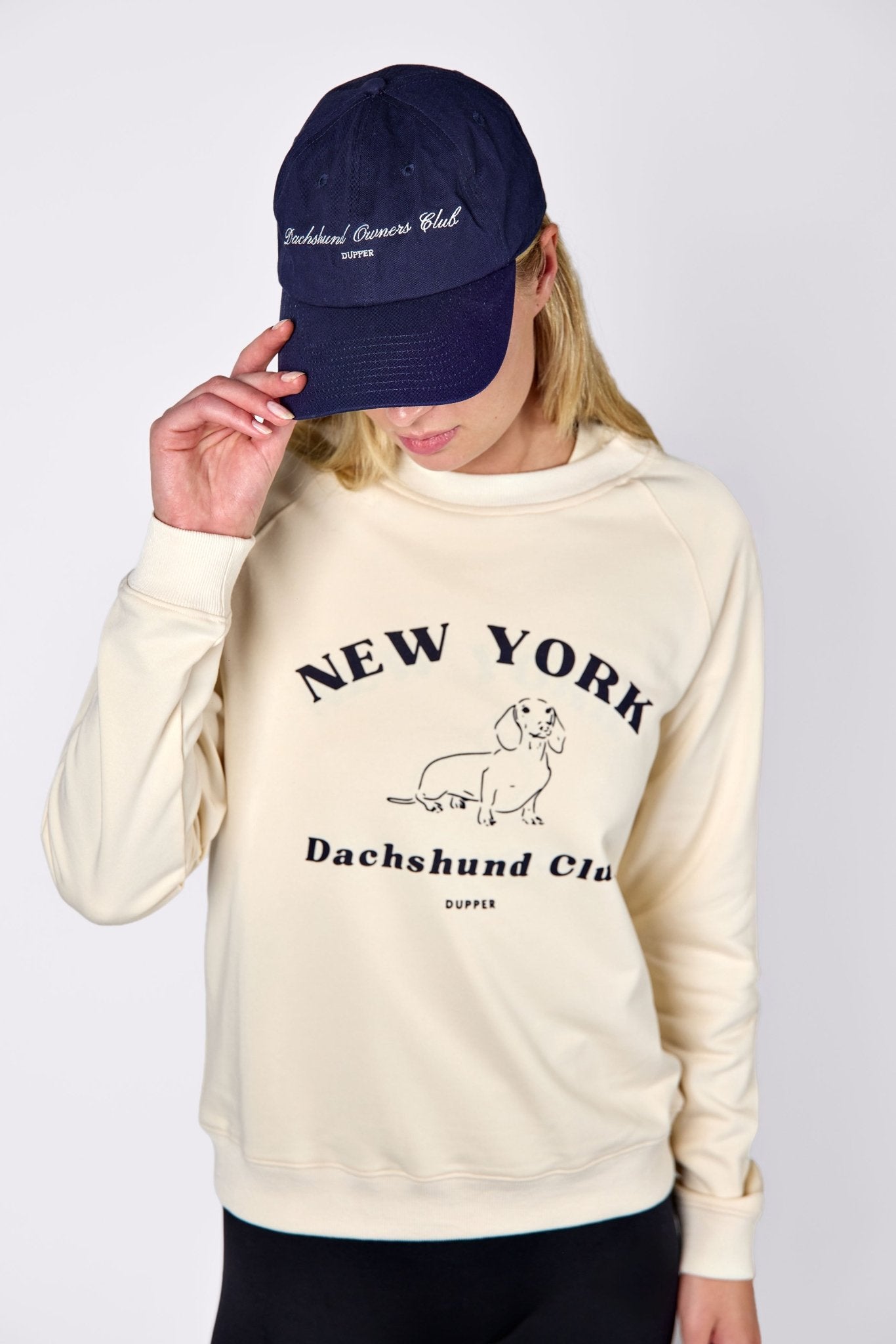 Dachshund owners club hat – Navy & white - Dupper