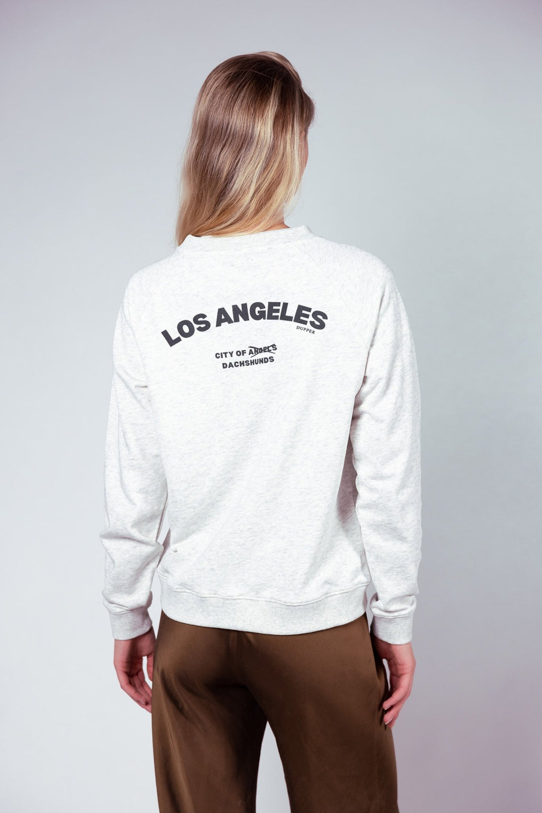 LA City of Dachshunds Sweatshirt – Grey - Dupper