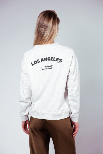 LA City of Dachshunds Sweatshirt – Grey - Dupper