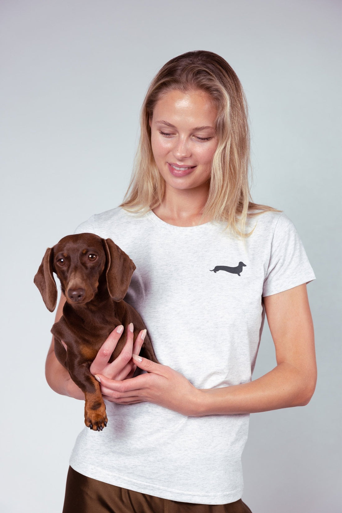 LA City of Dachshunds T-Shirt – Grey - Dupper