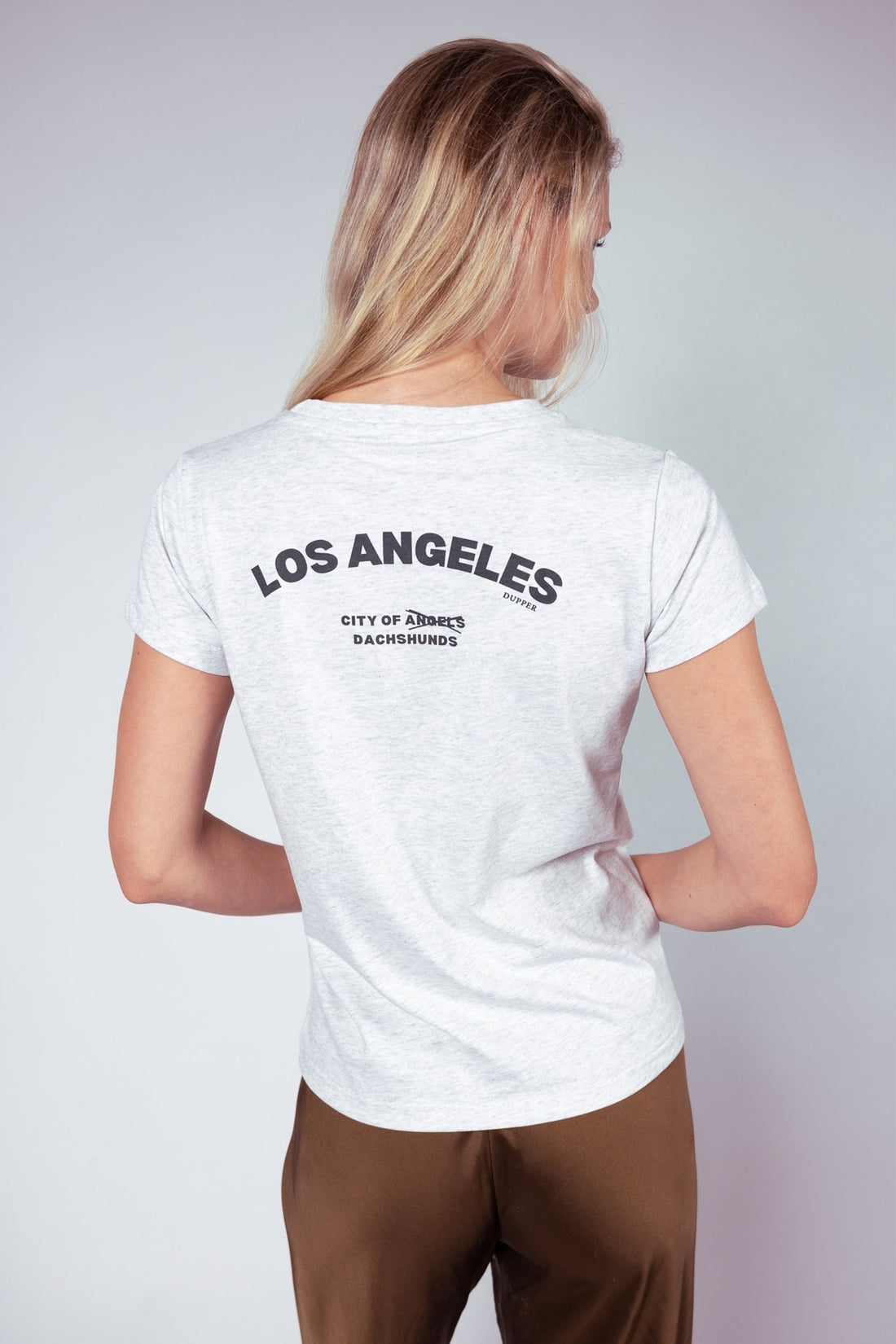 LA City of Dachshunds T-Shirt – Grey - Dupper